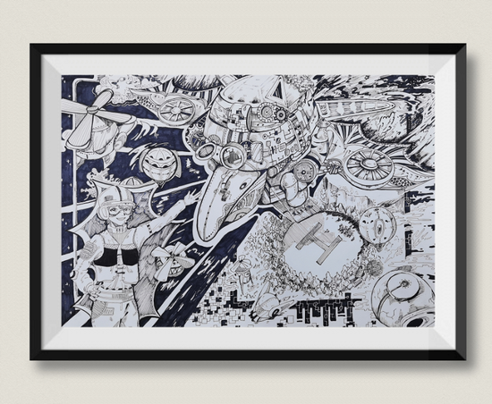 用画笔绘出航空梦济南大学城实验高中学子在青少年航空绘画大赛中斩获