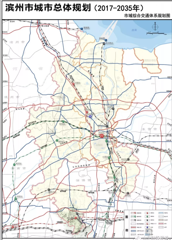 滨州将有五条高铁过境 各区县都规划设高铁站
