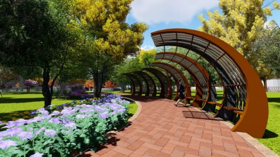 雨水花园林萌广场 新立河两岸要这样升级改造