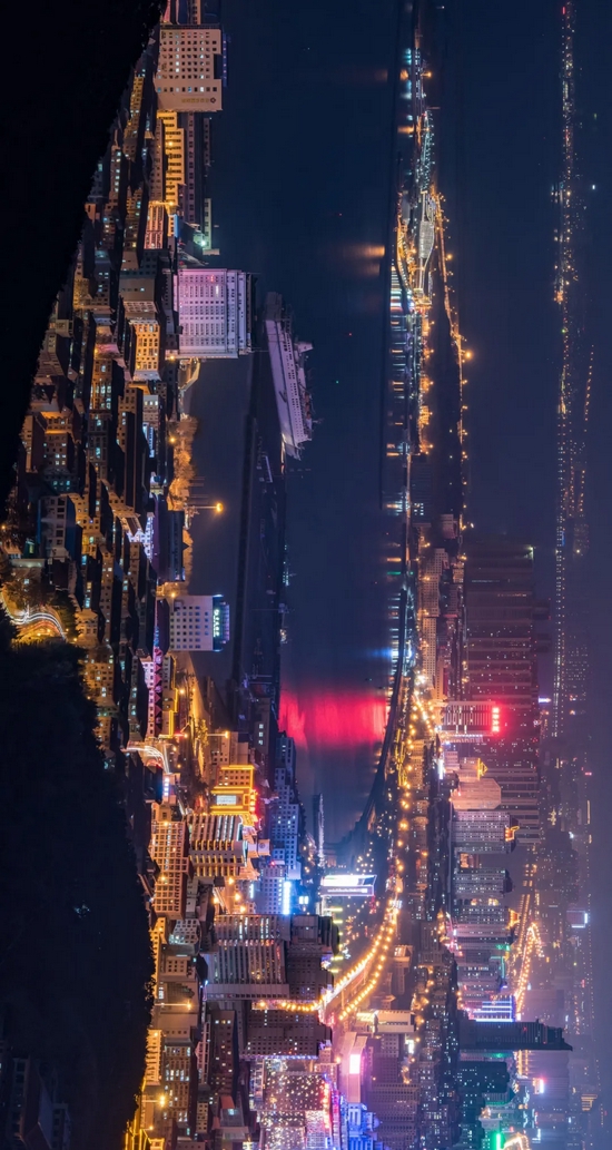 滨城夜景 摄影/许广正(供图/威海市委网信办)