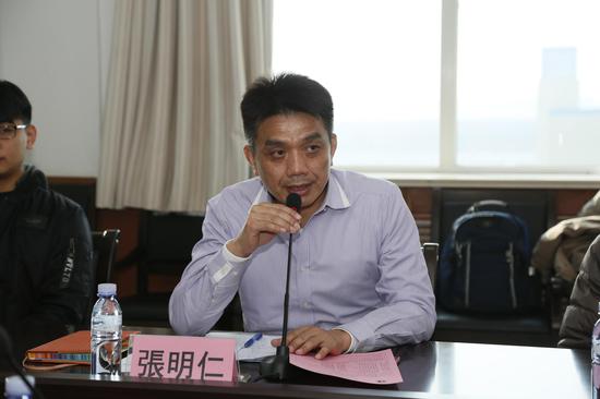 张明仁对学院搭建两校交流平台,积极筹办中华文化体验营活动表示感谢.