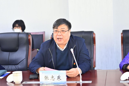 张志东对马云鹏一行来校签约合作表示热烈欢迎,并表示,山东商业职业
