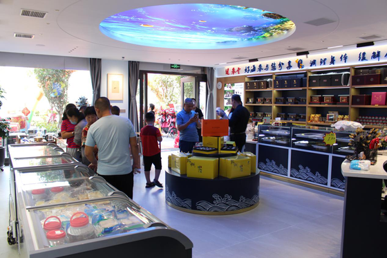 健参堂海参临沂北城店内实景