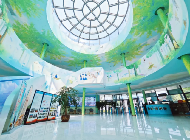济宁天立学校南门大厅
