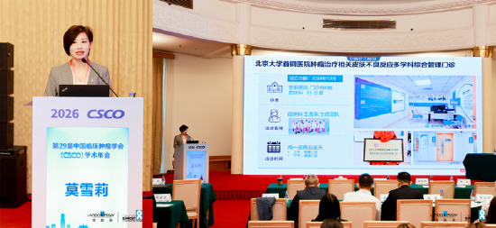 图：莫雪莉教授发言
