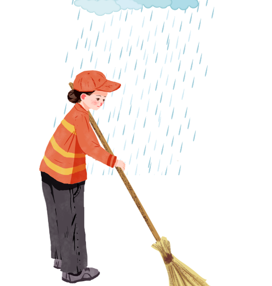 雨天路滑,在下班途中,李某在人行道上踩到水坑,不慎滑倒受伤.