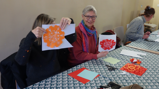 图3 法国奥尔良大学孔子学院春节文化体验活动