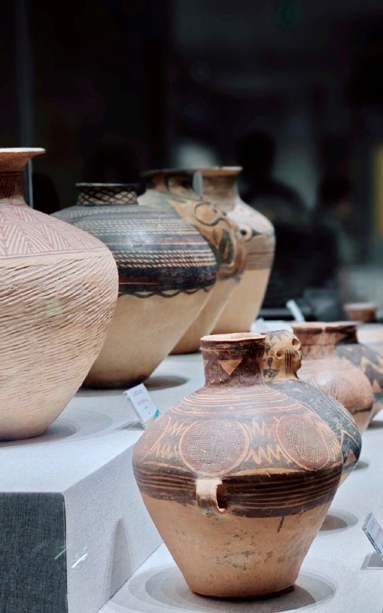 图:黄河文化馆文物展品(LIVE阿良 摄)