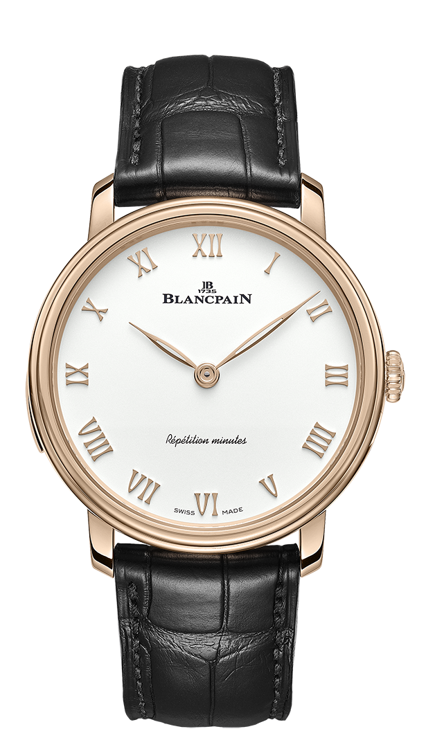 宝珀Villeret经典V系列三问报时金雕动偶中国限定“藏龙”孤品腕表6632A（正面）