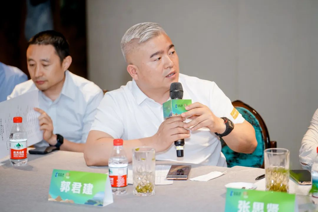 ▲新沪商联合会常务副会长郭君建
