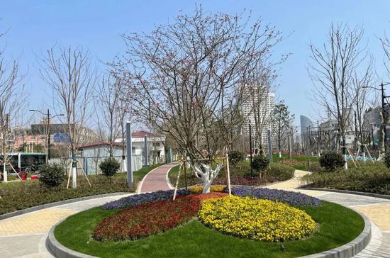 虹口这块大型绿地对外开放总面积超4000㎡