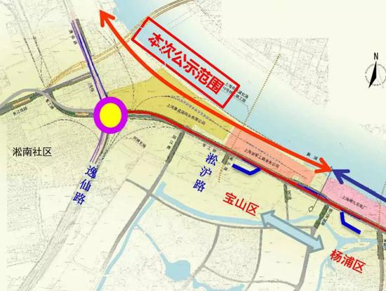 军工路快速路(宝山段)新建工程规划方案公示 详细一览