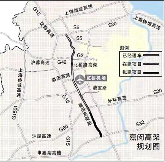 上海嘉闵高架北段二期将通车虹桥到嘉定仅15分钟