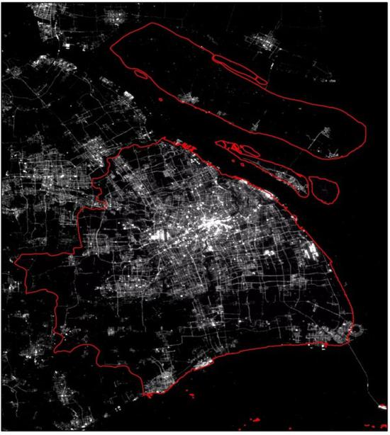 从太空看夜上海解锁上海20年城市发展灯光密码