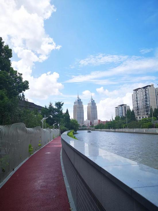 长宁苏州河健身步道5.6公里今起全部贯通