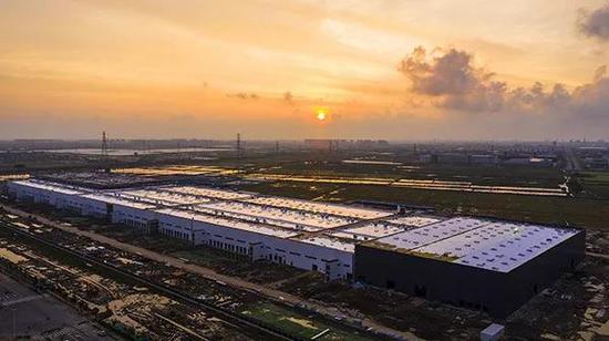 临港重装备产业区内的特斯拉超级工厂