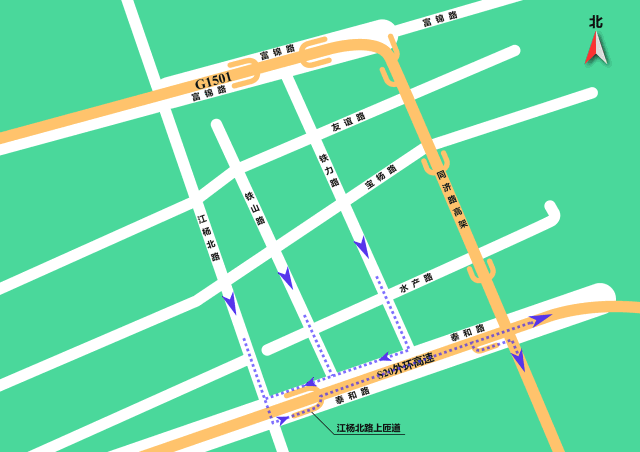 同济路部分路段11月30日起大货车禁行绕行方案一览