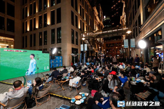 嘉宾现场观看世界杯球赛