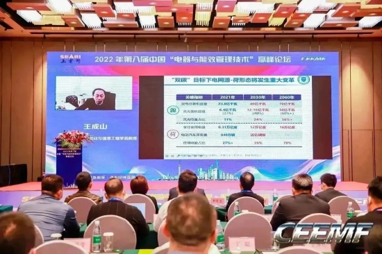 中国工程院院士、天津大学电气自动化与信息工程学院教授 王成山在线作精彩报告