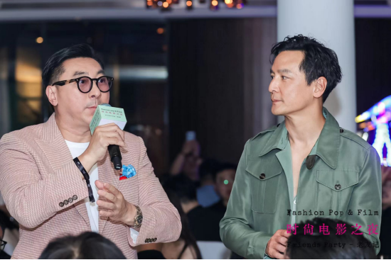 配图:华谊兄弟时尚创始人兼执行董事赵磊先生致辞预告与吴彦祖先生的