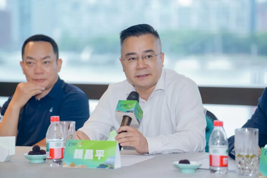 ▲新沪商联合会轮值主席颜昌平