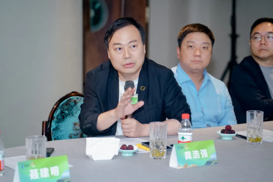 ▲新沪商联合会轮值主席龚浩强