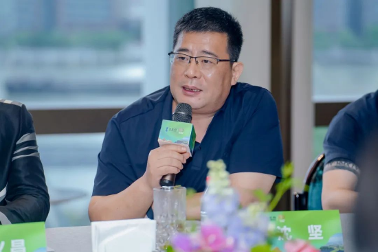 ▲新沪商联合会轮值主席沈坚