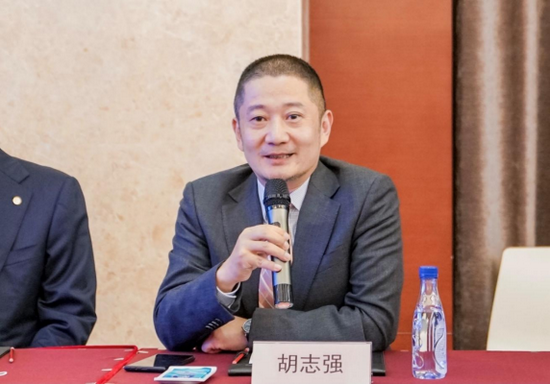 瀚晖制药首席执行官胡志强先生在现场发言