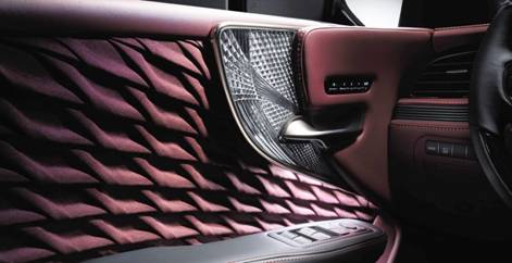 全新ls凌光切子衬鹤羽折布