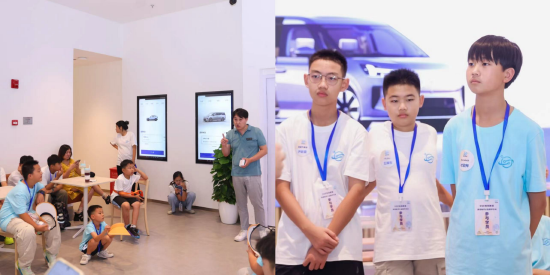 图 师生在晶耀前滩沃尔沃汽车门店听讲
