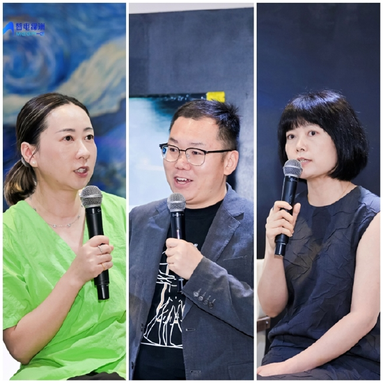　　左：小吉全国设计师渠道负责人计纯琳 　　中：HCK哈士奇董事副总裁马艳申 　　右：欧美佳电上海零售负责人徐宁