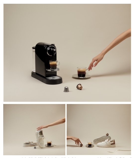 Nespresso布宜诺斯艾利斯大杯咖啡和科斯咖啡为FORWARD时尚运动鞋配色提供灵感