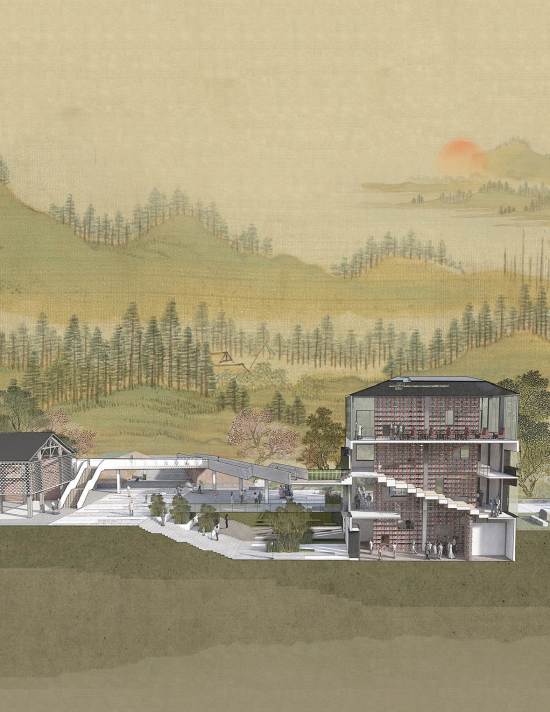 余村印象主题插画