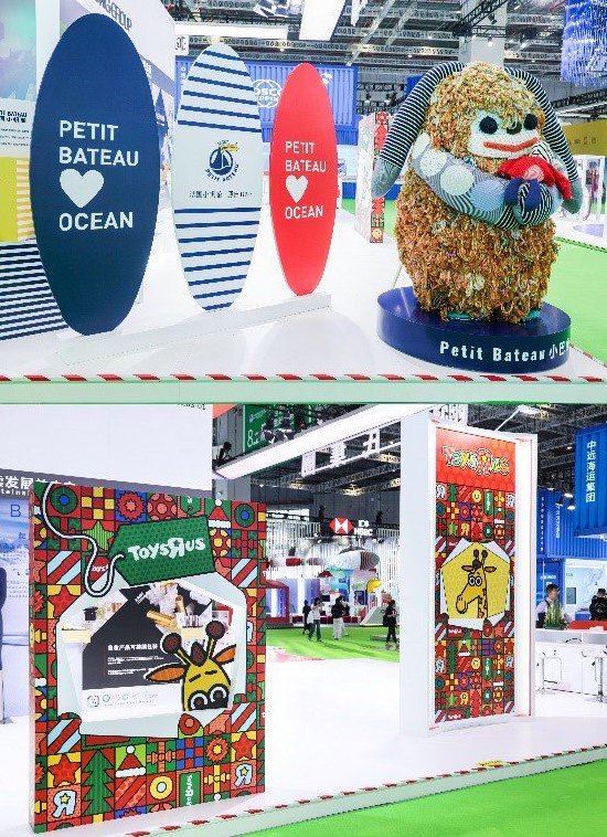 冯氏集团旗下品牌Petit Bateau法国小帆船、玩具反斗城(从上至下)