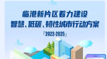 一图读懂《临港新片区着力建设“智慧、低碳、韧性”城市行动方案（2022-2025年）》