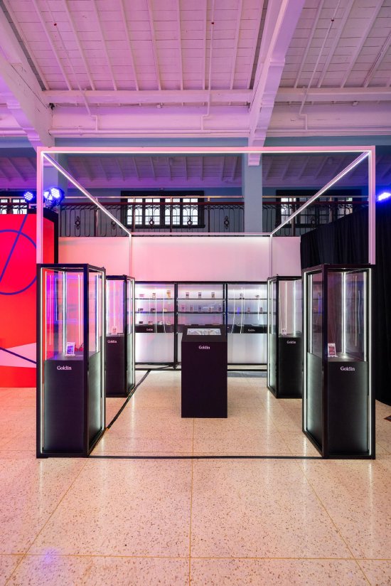 Goldin展示区