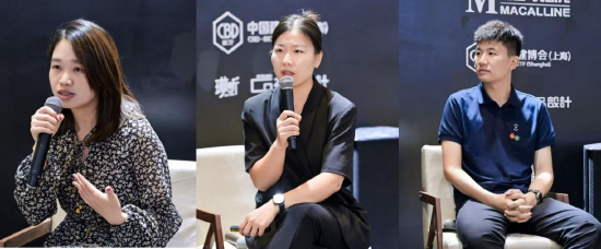 　　（从左至右）上海具深科技有限公司市场负责人蒋燕、华为家庭绿电上海区域负责人张思思、科沃斯中国区家居家装渠道负责人耿聃