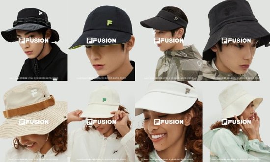 FILA FUSION防晒帽