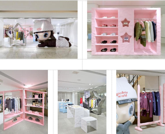 连卡佛香港海港城店- GOODEES香港游牧店Room 2 Goommy衣帽间。