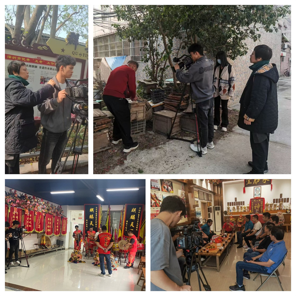 《麒麟舞》拍摄工作照