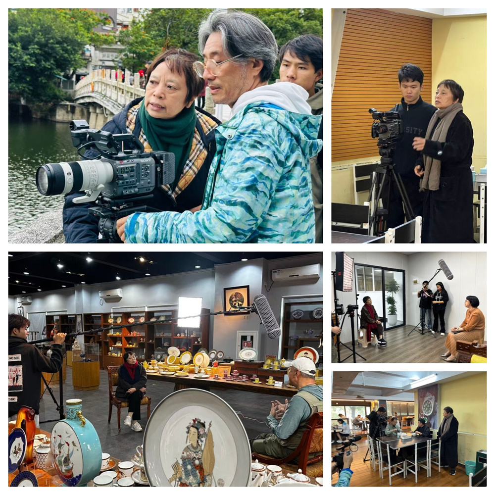 《瓷语》拍摄工作照