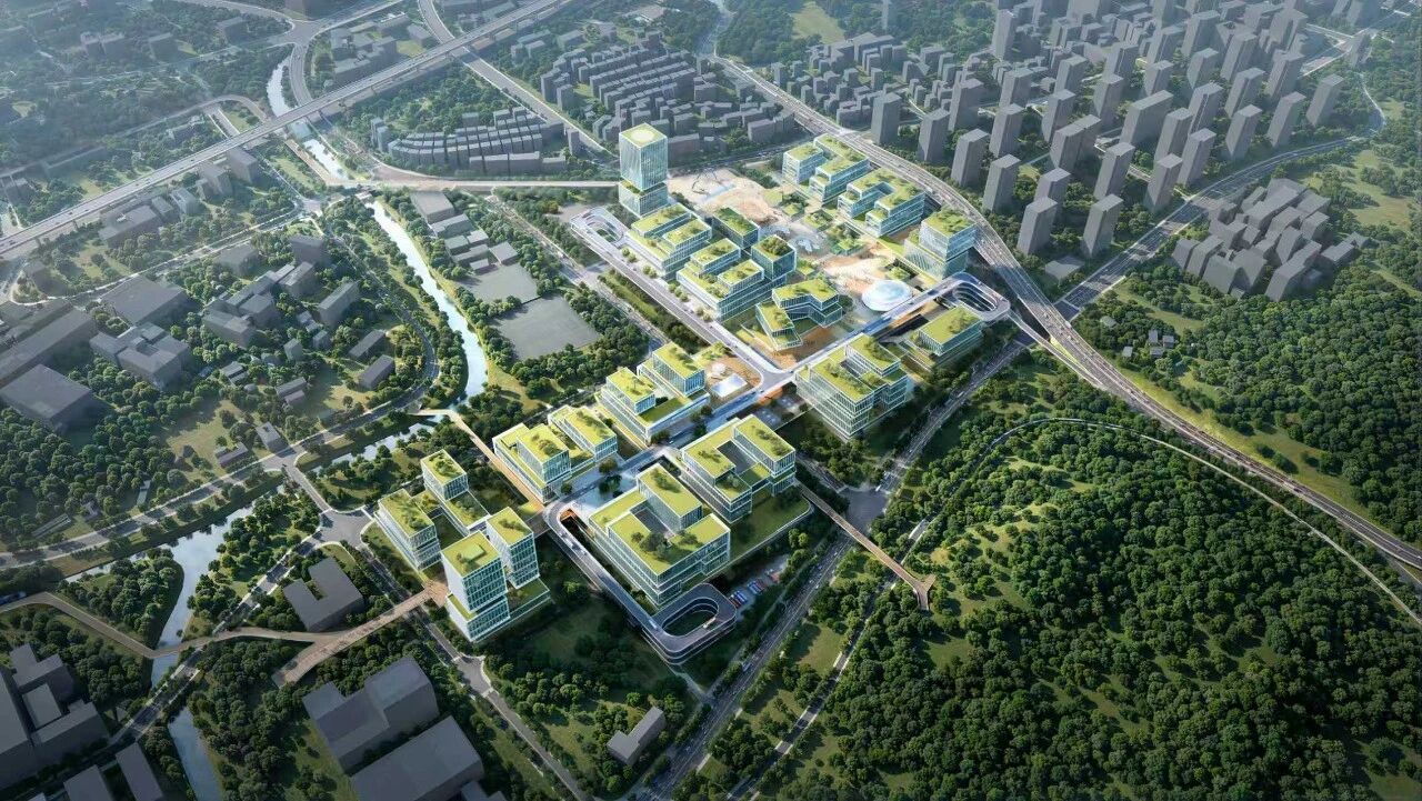 全球智能硬件谷（AI Hub）效果图。