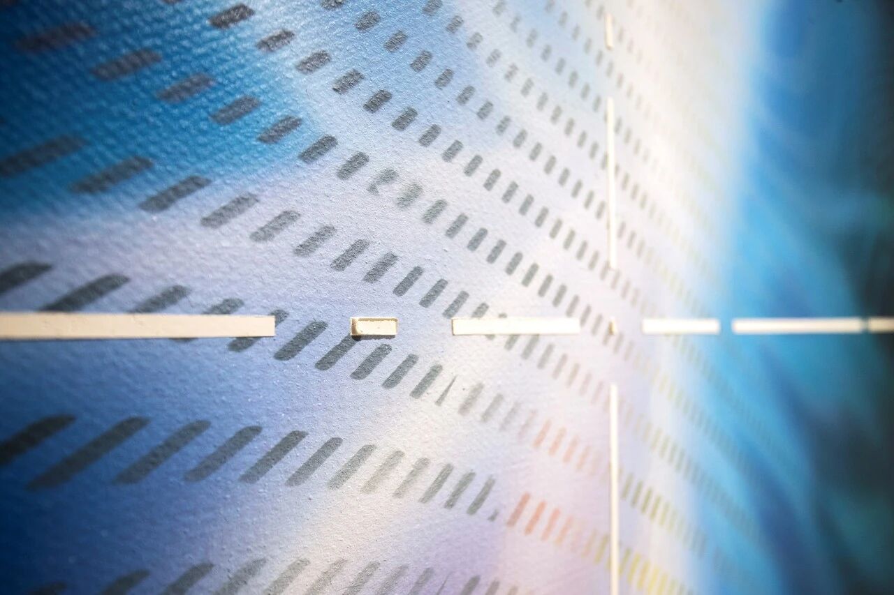 陈文波 （北京），光芒数系列，202470×90 cm，100×140 cm × 2，200×150 cm × 5，布面油画