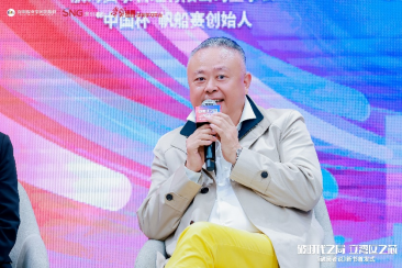 ▲“中国杯”帆船赛发起人钟勇