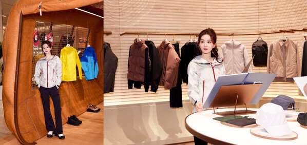 品牌代言人刘诗诗探索EXTREME「山英征途」系列与K: 系列空间。