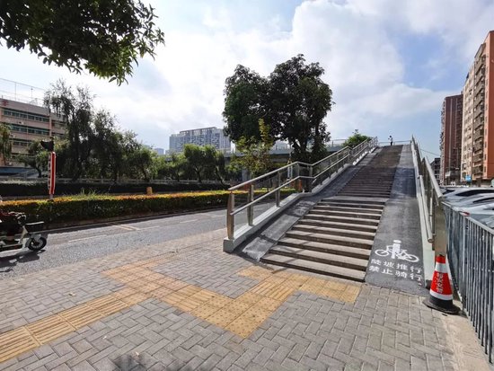 12座天桥正式投用就在这个区