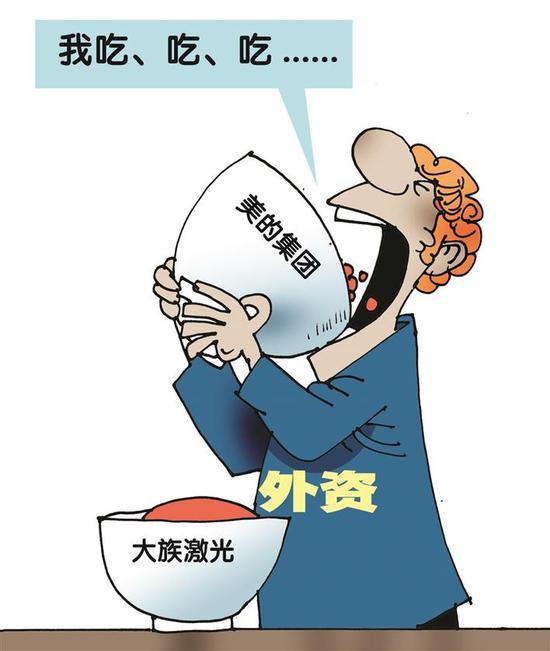 漫画财经 狼吞虎咽 王建明