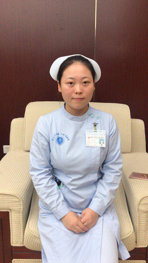图片说明:市二医院心内科助理护士周青雨