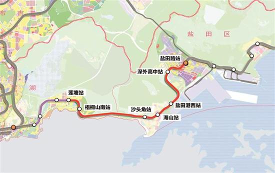 深圳8号线地铁 站点图片