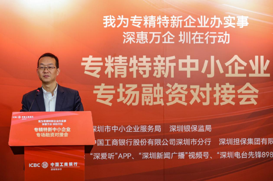 深圳担保集团 蔡涛 现场致辞